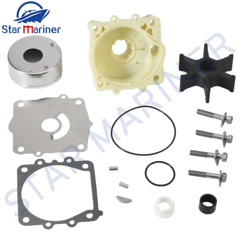 68V-W0078 68V-W0078-00 18-3442 Water Pump Repair Kit Aftermarket Replacement for Yamaha 75HP 90HP 115HP 130HP Outboard Engine