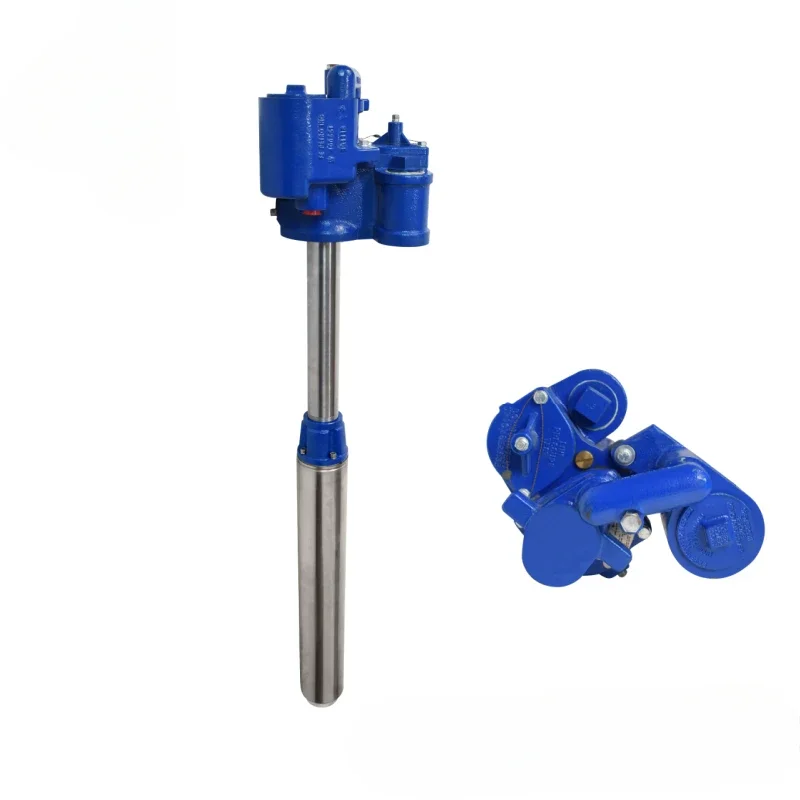 Blue Deep Oil Well Submersible Pump Electric Custom High Capacity High Precision Pumps