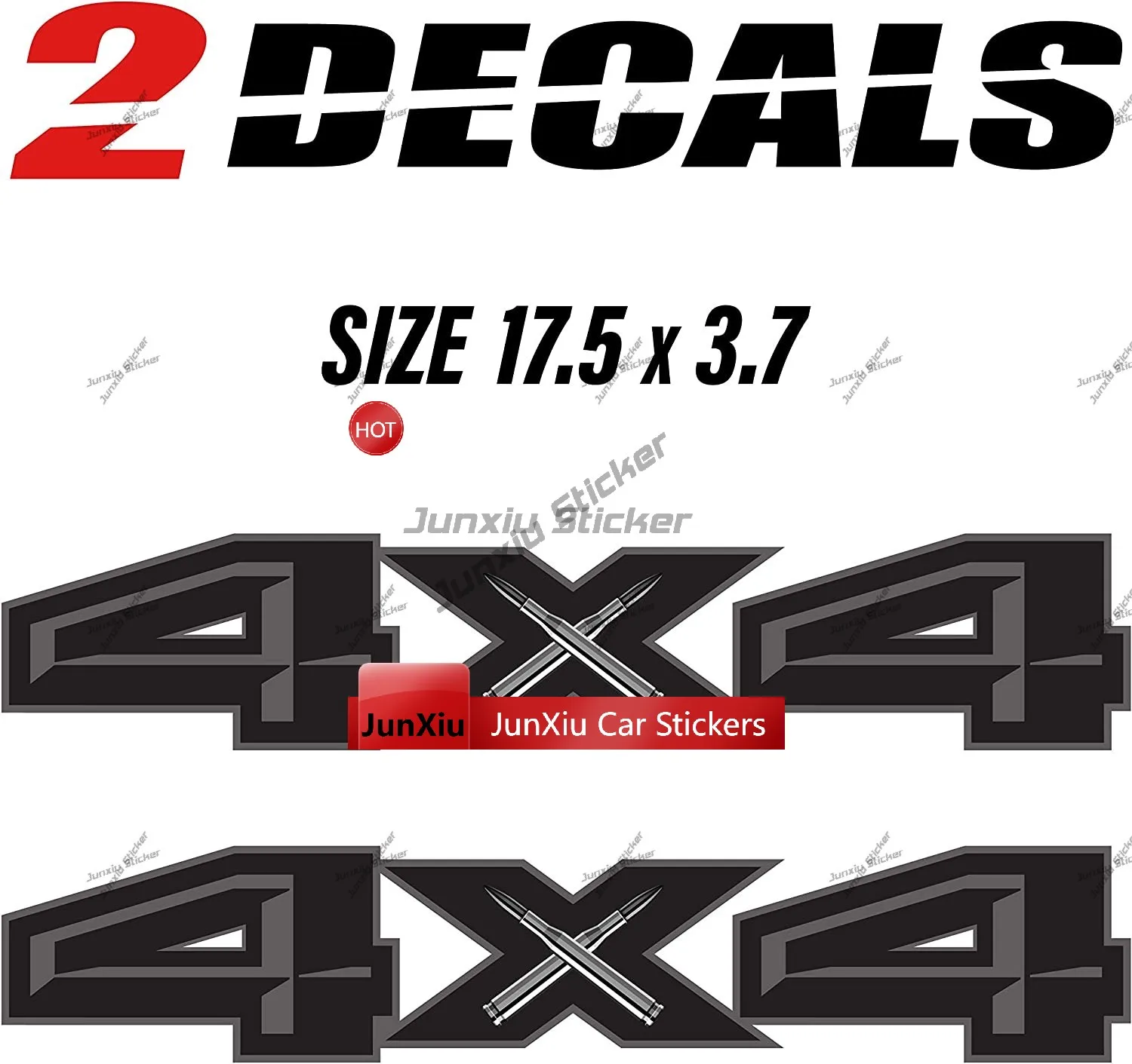 2-teiliges Set Z85 4x4 Offroad-Aufkleber Z71 Schwarz 4x4 Metallic Wild verschiedene Farben Offroad-Truck-Aufkleber Z71 Schwarz Pink Camo – Detail 3