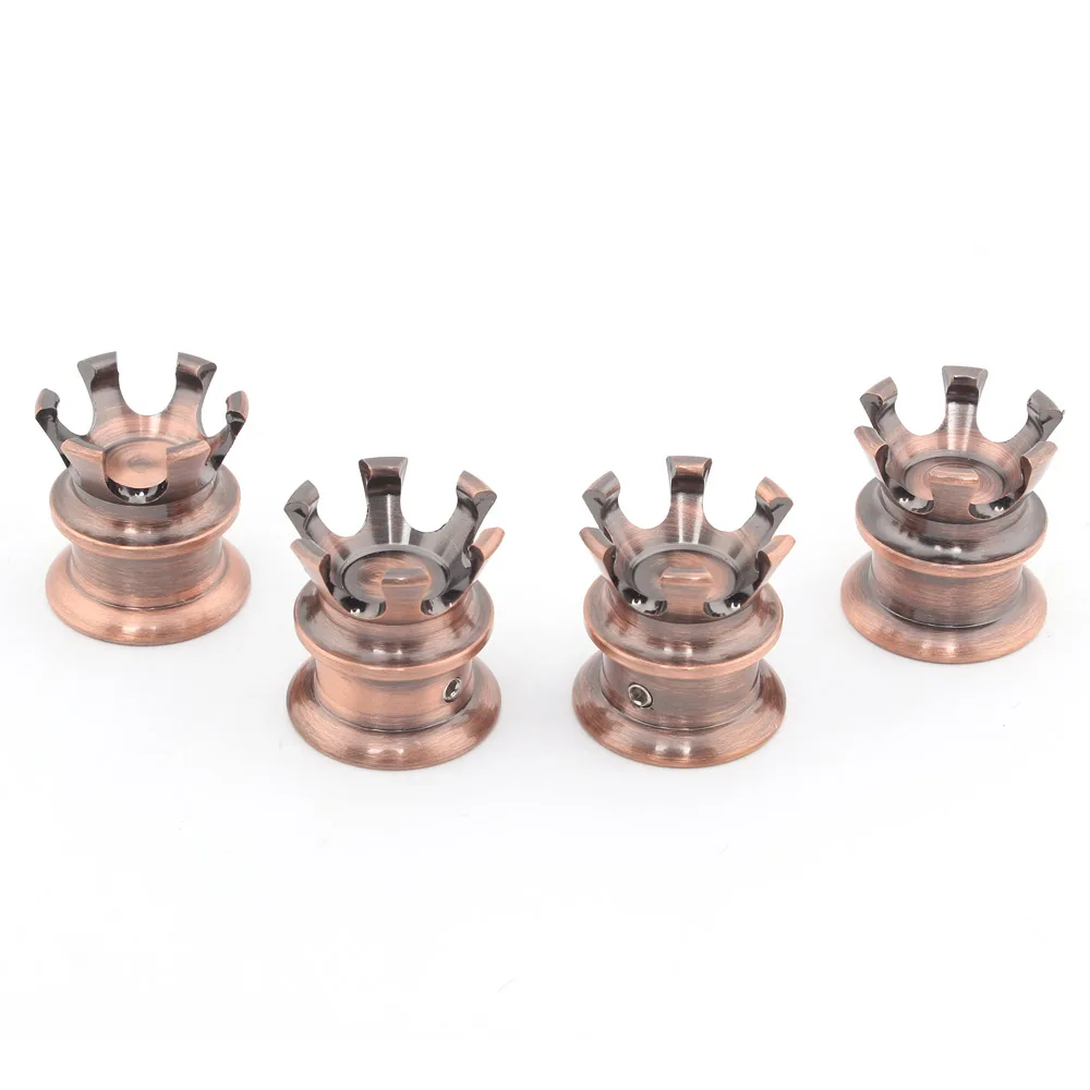 Motorcycle Copper Engine Head Screw Cover  Bolt Cap Royal Crown Topper Accessories Fit For Harley XL883 Softail Dyna Sportster