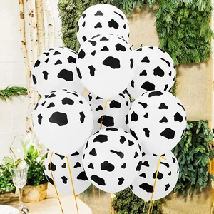 10 قطع 12 بوصة مضحك المزرعة بالونات الهيليوم اللاتكس للأطفال حفلة مزرعة عيد ميلاد استحمام الطفل رعاة البقر حزب الديكور أفضل 10 مبيعات لحفلة رعاة البقر الديكور - No8