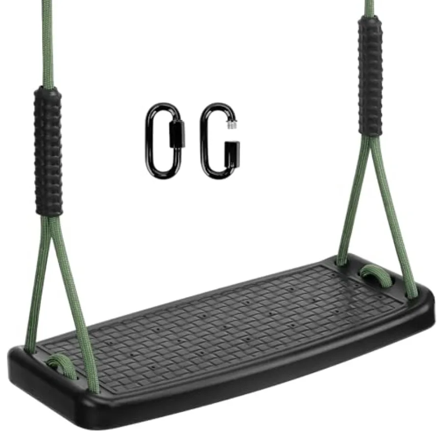 

Пластиковое сиденье для качелей повышенной прочности с регулируемым тросом, нескользящее, для подвешивания на дерево, аксессуар для качелей, для использования в помещении и на улице