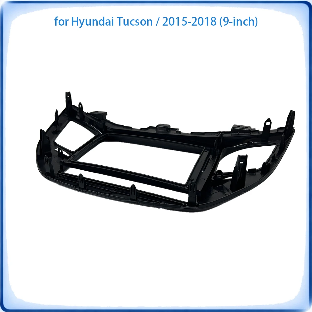 Car Radio Fascia Frame For Hyundai Tucson 2014 9 inch Wiring Harness Power Cable Car Accessories Plug & Play