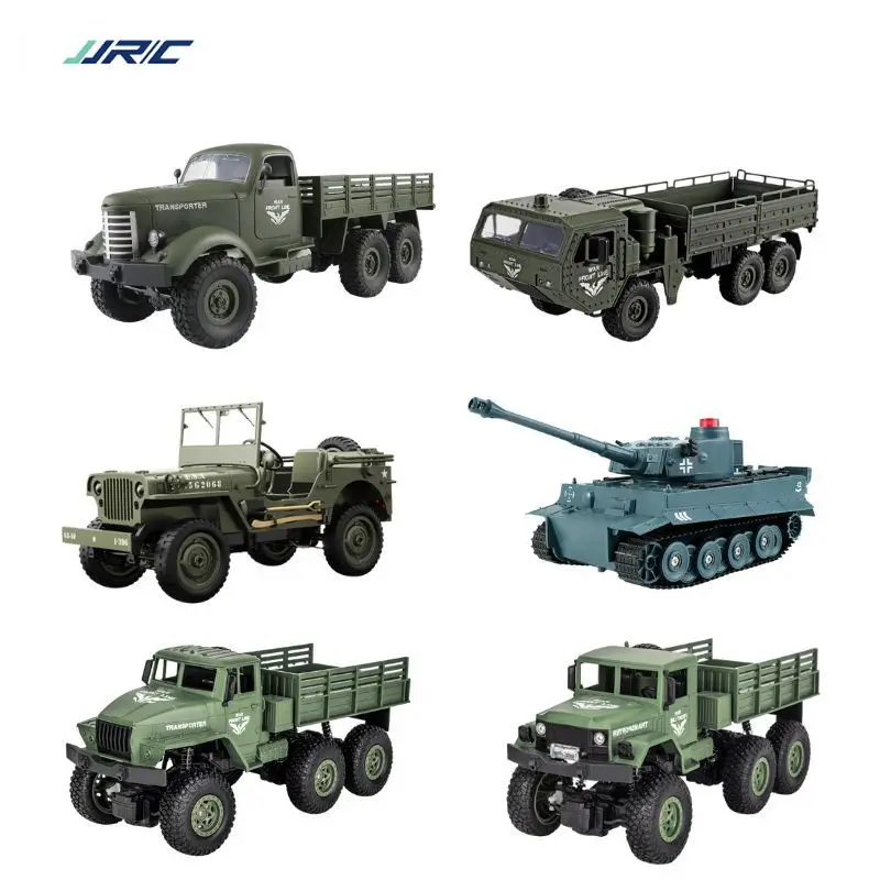 JJRC C8815 Q60 Q75 Q85 Q68 Q69 Military imitation car model remote control car set 2.4G RC car set Children's Christmas gift