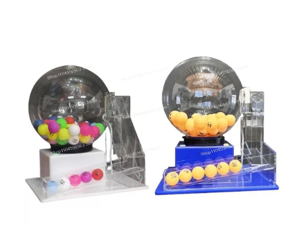 Two-color Ball Lottery Machine Lottery Lottery, Ball Shake Machine Turntable Gift Lottery Equipment, Automatic Desktop