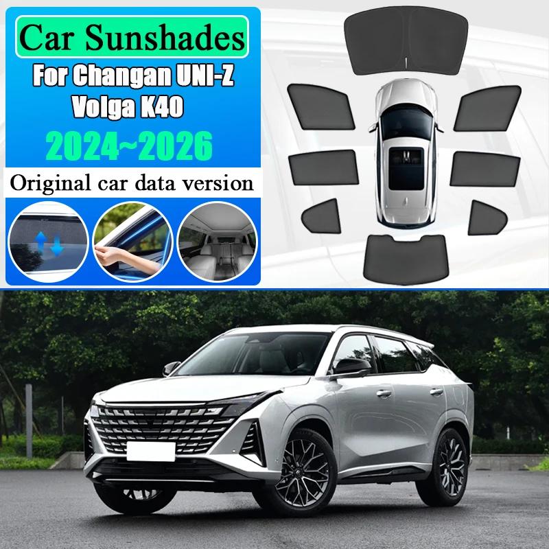 

Солнцезащитная сетка для автомобиля Changan UNI-Z Volga K40 2024 2025 2026: Защита от УФ-излучения, теплоизоляция, аксессуары для авто
