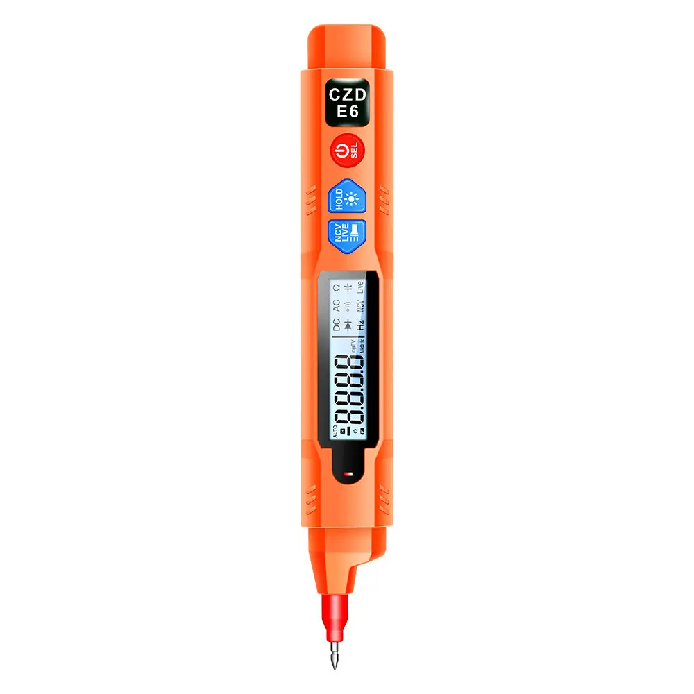 

5999 Digits Auto-ranging Pen Style Digital Multi Meter Multimeter Voltage Tester Pencil with Backlight LCD Displaying