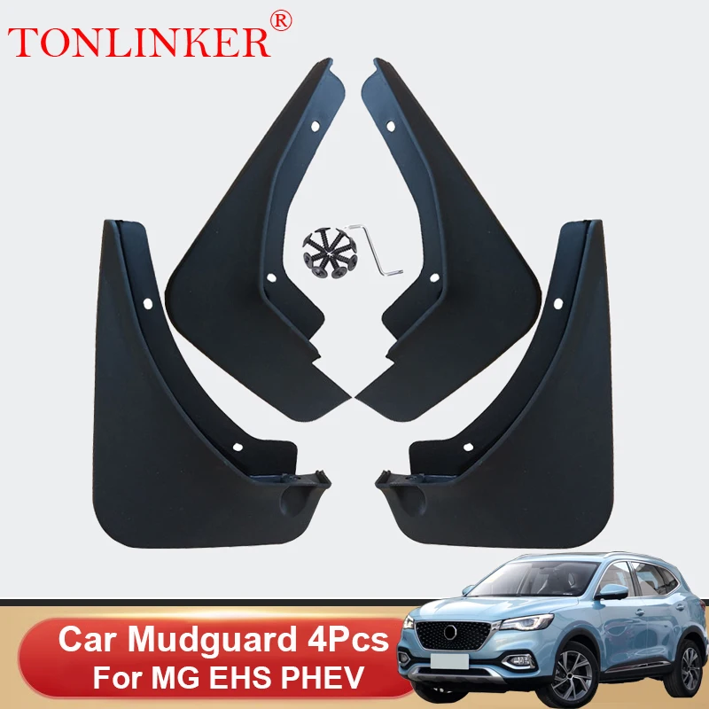 

TONLINKER Car Mudguard For MG EHS PHEV 2021 2022 Front Rear Mud Flaps Mudguards Splash Guards Fender Mudflaps 4Pcs Accessories