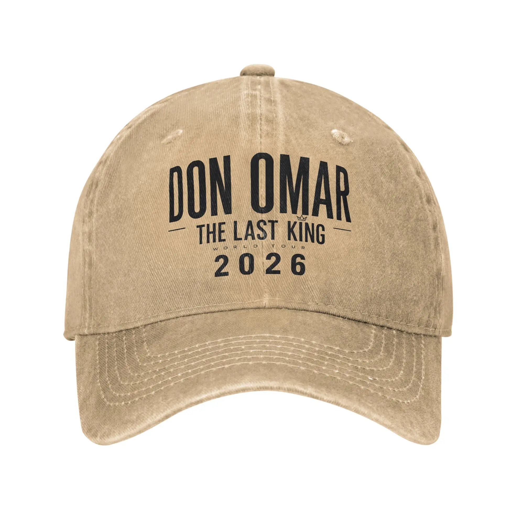 Rapper Don Omar  Casual Baseball Cap The Last King Tour 2026 Hunting Camping Trucker Hat Summer Breathable Men Snapback Cap