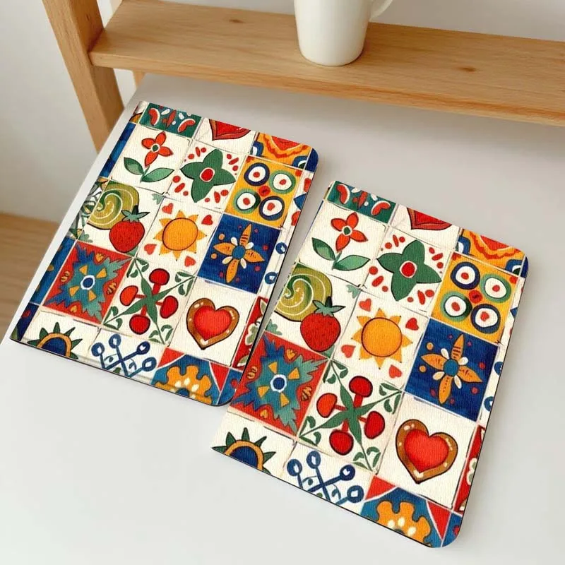 

Красочный чехол с рисунком керамической плитки для планшета Vivo IQOO Pad2 Pad3 Pad5 Air SE Pro 12,1 12,3 13 11,5 11 дюймов