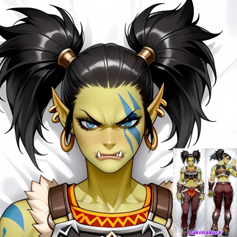 

Dakimakura Anime Pillow Case Garona Halforcen Double-sided Print Of Life-size Body Pillowcase Gifts