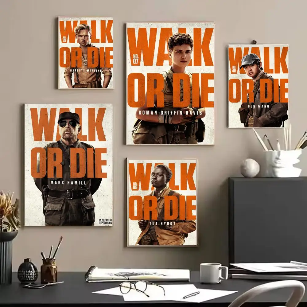 Movie T-The Long Walk Poster Trendy Aesthetic Wall Art high-end Bedroom Home Cafe library Decor