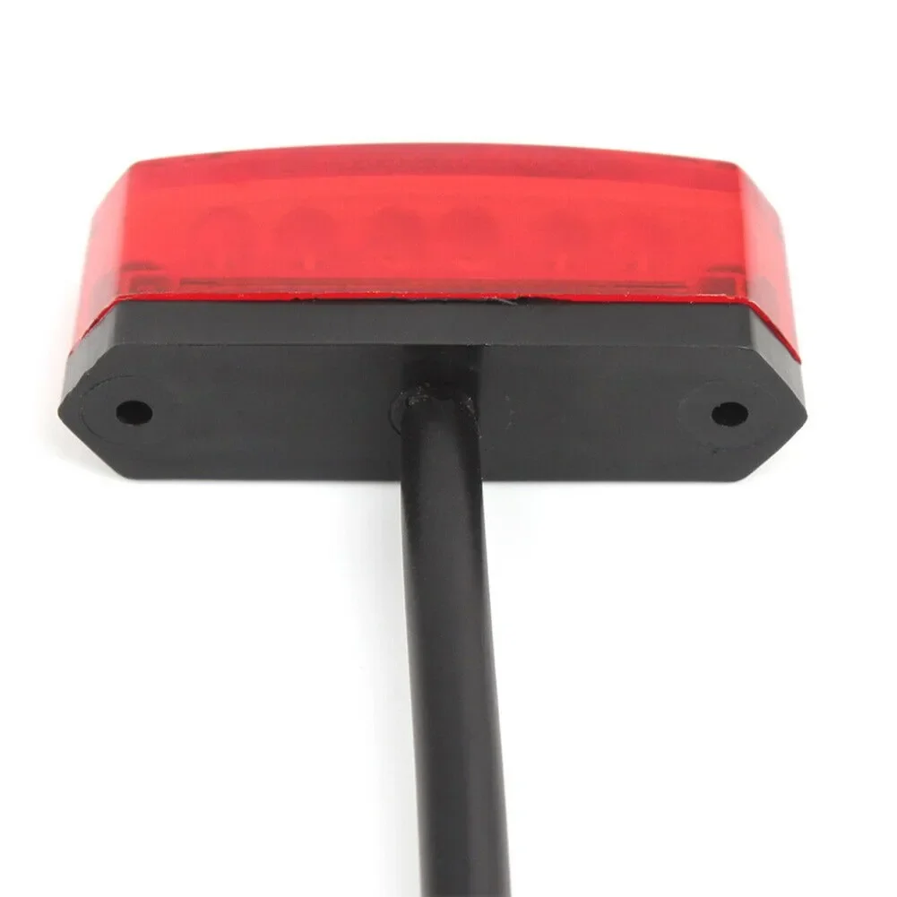 

Red 6LED Tail Light Running Stop 12V 180 Degrees Of Visible Light 49*11*20.5mm 6pcs Brake Bright Lamp Mini New