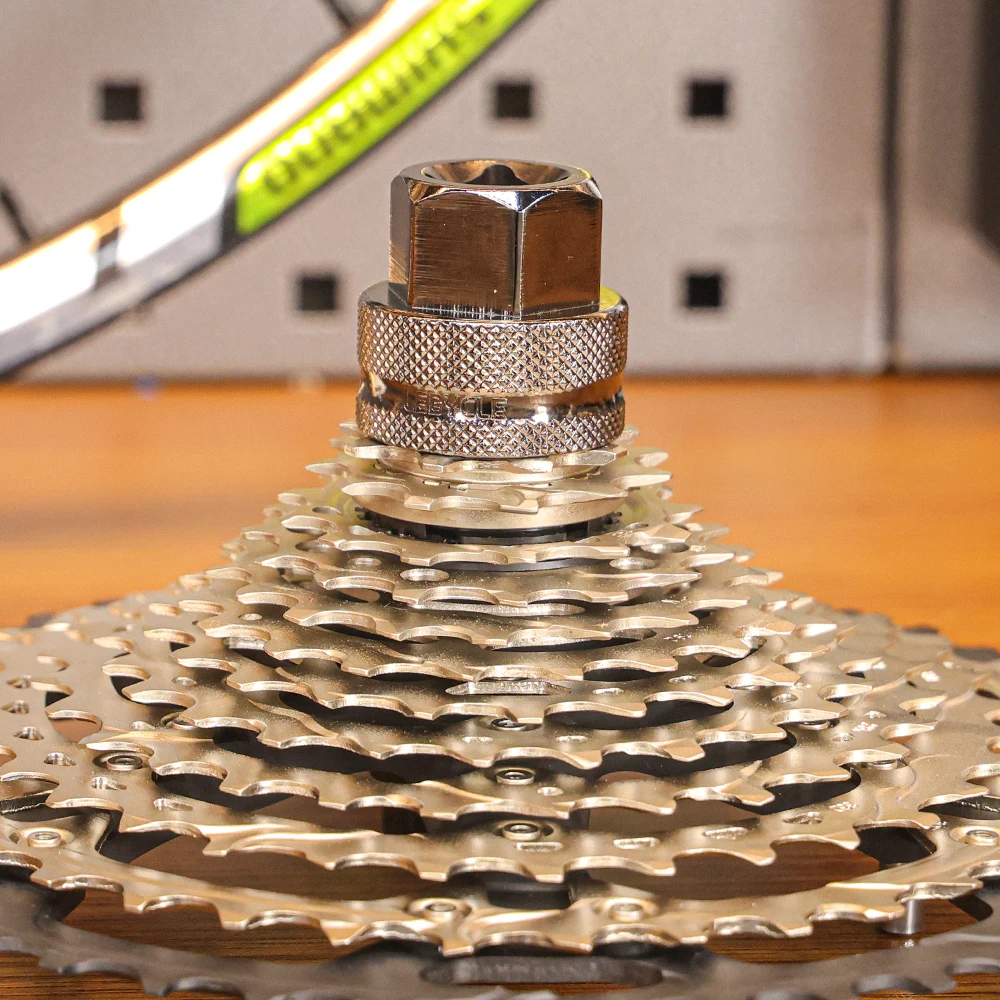 LEBYCLE Bicycle 9T Flywheel Remove Socket Tool Bike Cassette Socket Tool For Shimano M9200 M8200 12 Speed Flywheel Removal Tool view 6