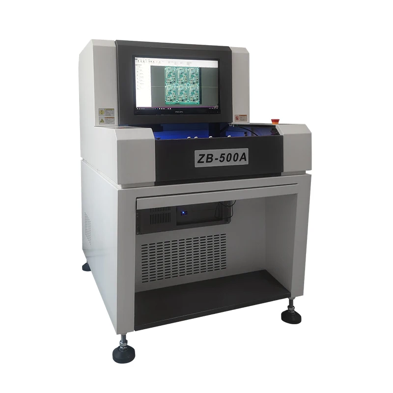 เครื่องตรวจจับออปติคอลแบบอัตโนมัติอุปกรณ์ตรวจจับแพทช์ PCB เครื่องตรวจจับออปติคอลแบบ ZB-500A