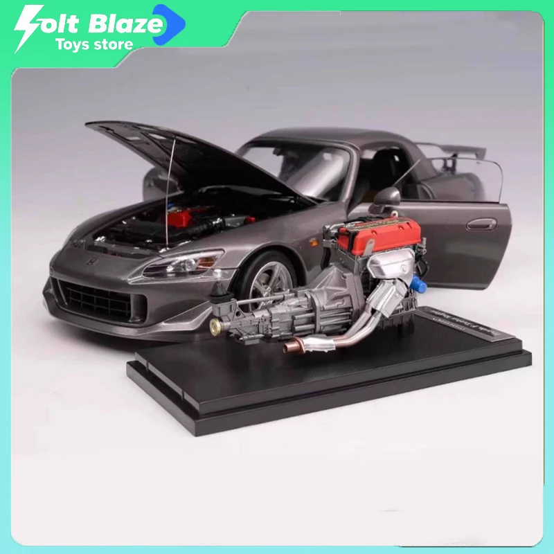 MOTORHELIX 1/18 Honda S2000 TYPE S 2007 con motor DieCast modelo de coche habitación Ornation modelo simulación colección coches niño regalo