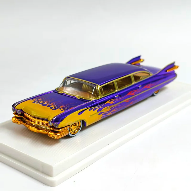 

Литой под давлением масштаб 1:64, серия Cadi 62, модель автомобиля из сплава лимузинлин, статическая коллекция, украшенные праздничные подарки, игрушки, сувенирный подарок