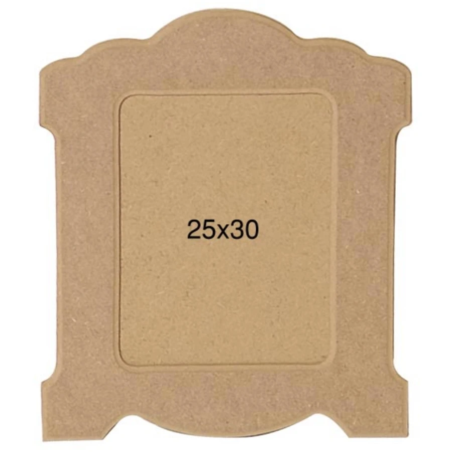 ÇER106 Big Picture Frame, Unpainted Raw Wood Mdf Frame