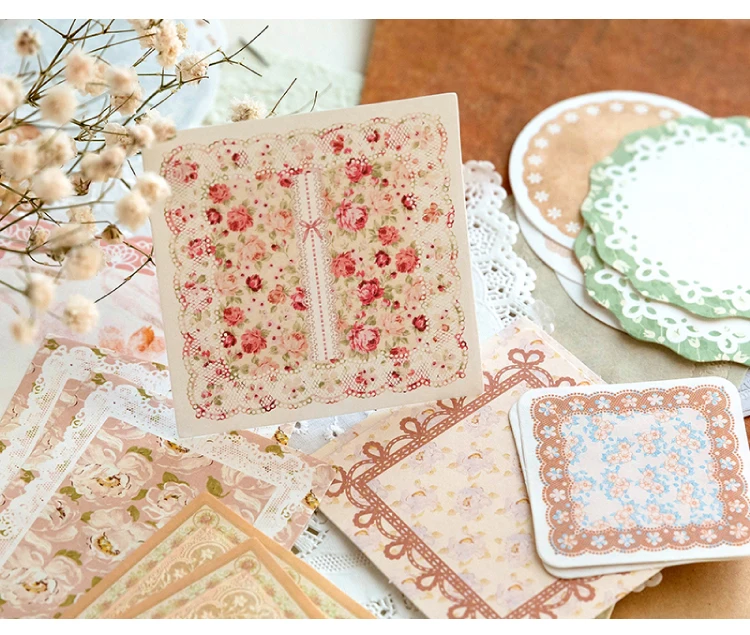 100 Teile/paket Vintage Notizen Material Beschreibbares Papier Perfekt für Journal DIY Scrapbooking Liefert Schreibwaren – Detail 12