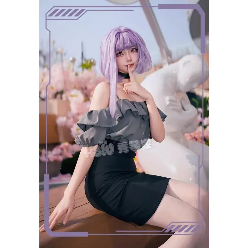 Anime Amoris Cosplay Costume Nyamu Yūtenji Kirei-kei Dress Top Skirt Necklace Wig Suit for Women Carnival Party Daily Clothes