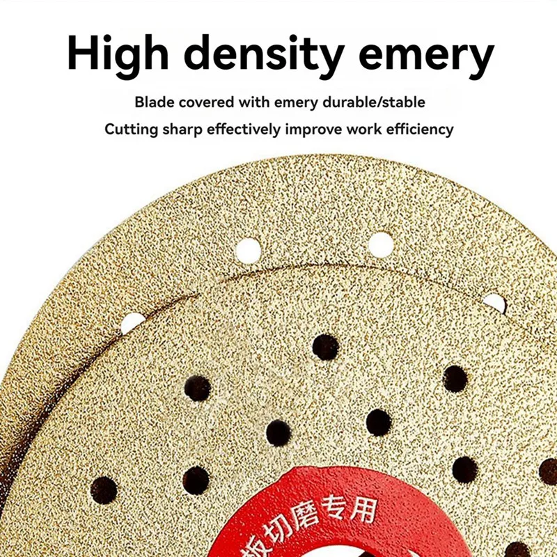 10Pcs 4Inch 100Mm Diamond Cutting Grinding Disc Vacuum Brazed Saw Blade For Marble Porcelain Tiles Rock Slab Porcelain