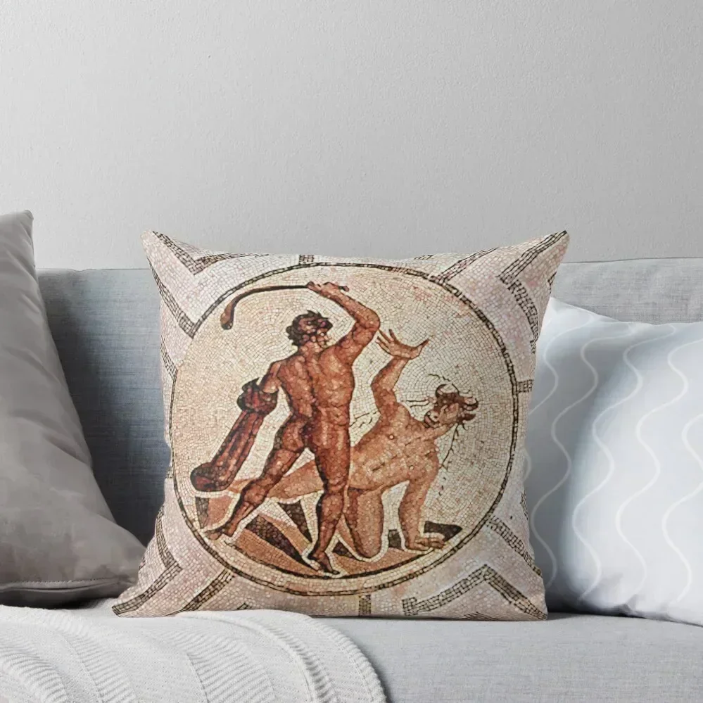 Theseus and The Minotaur mosaic Throw Pillow christmas pillowcases autumn pillowcase Couch Pillows pillow cover luxury pillow