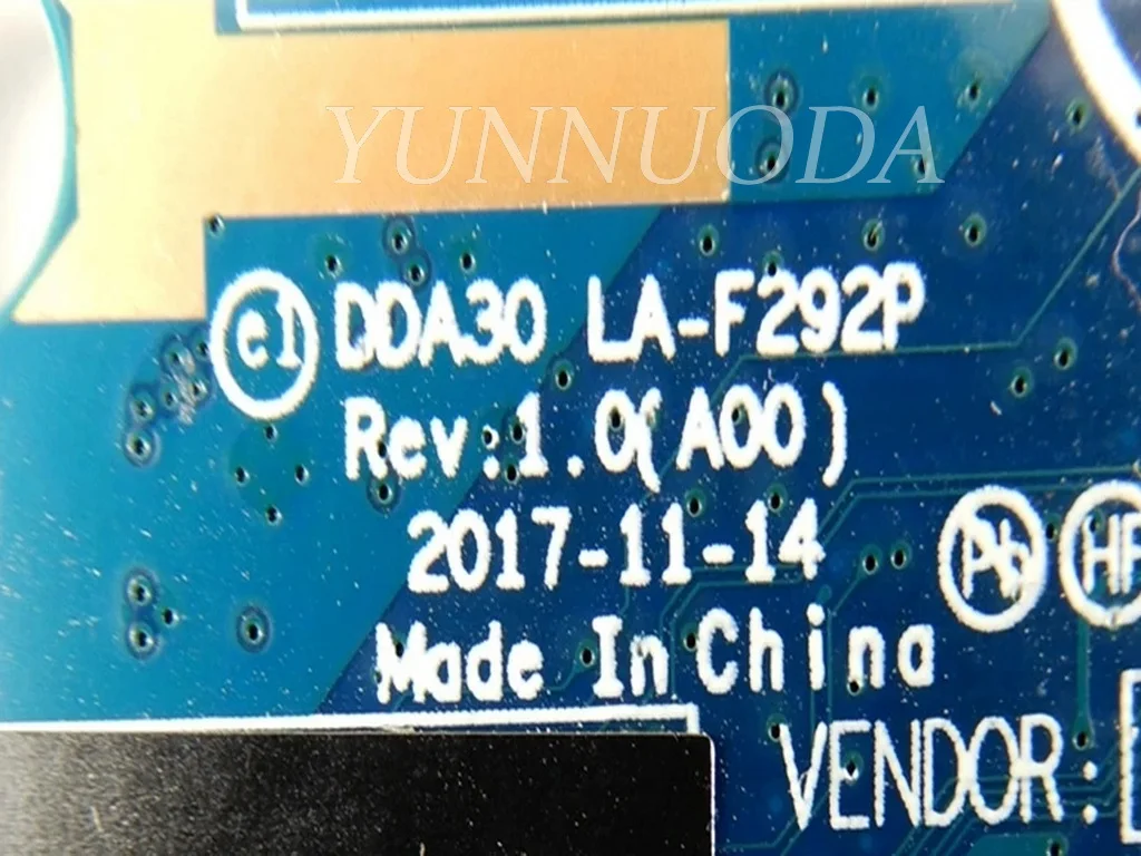 Original FOR Dell Latitude 7390 Laptop Motherboard DDA30 LA-F292P i5-8350U i7-8650U CPU 8G16G RAM 100% Tested Working view 3
