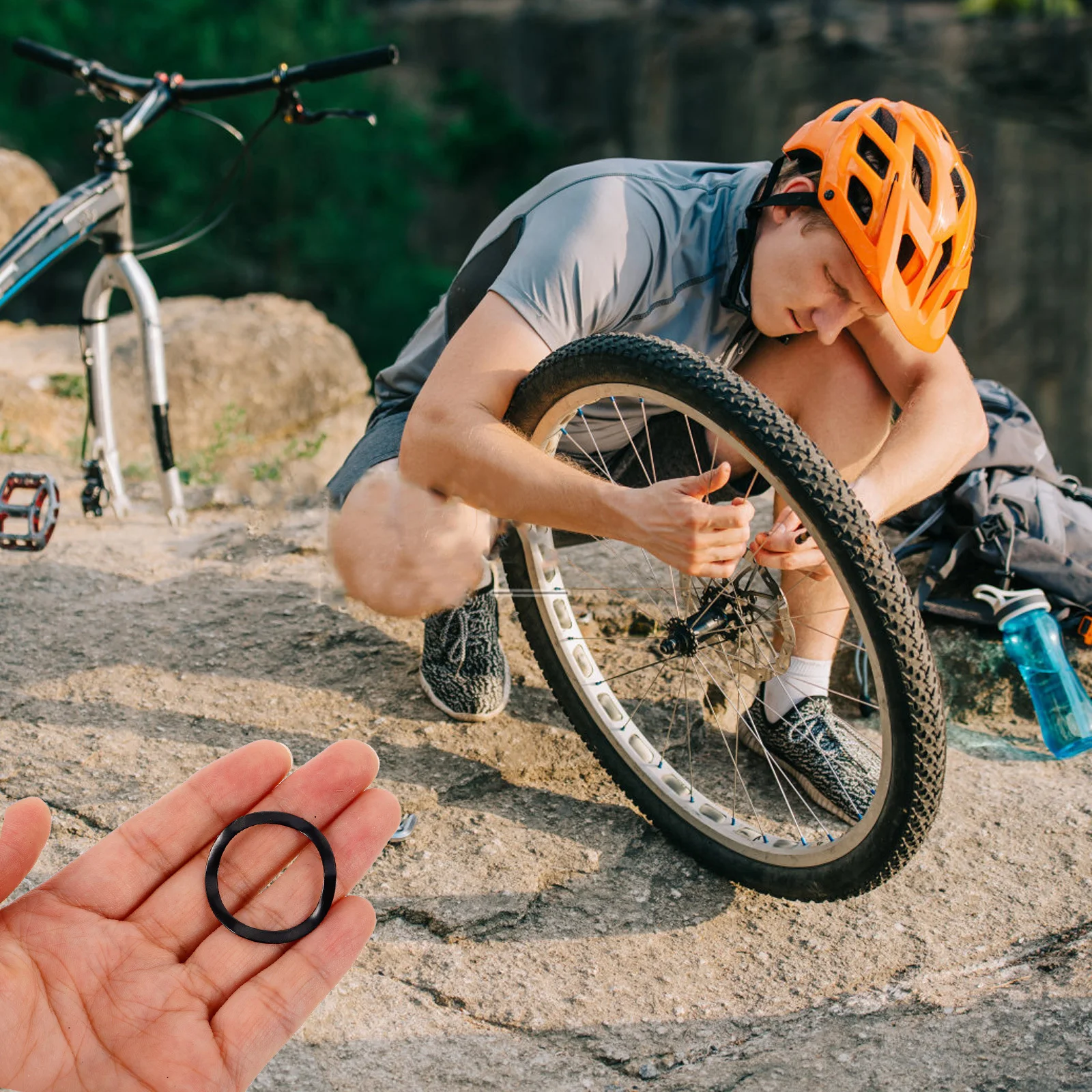 

30Mm Bicycle Bottom Bracket Adapter Sleeve Metal Crank Spacer Conversion For Road Mountain Bikes Bike Parts Washers