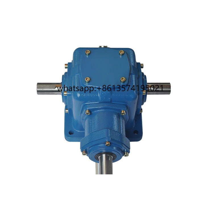 

One Input Two Output Shaft Drive T6, T8, T16 Bevel Gearbox Gear Reducer