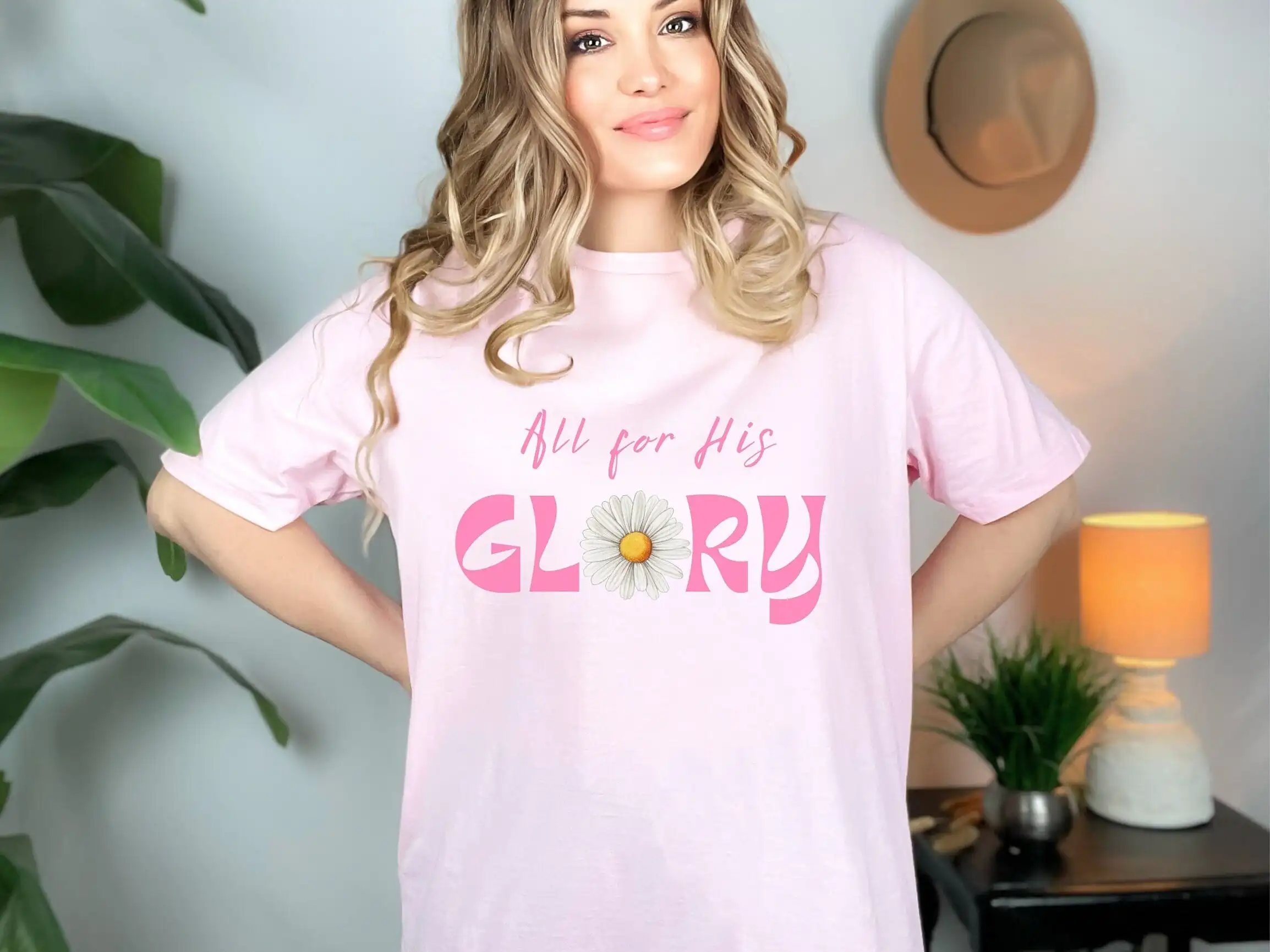 Flor cristã t camisa 1 corinthianos 10 13 streetwear modesto sua glória jesus margarida