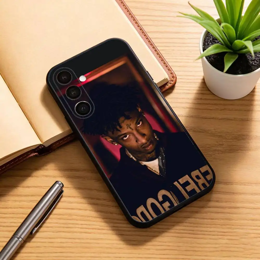 21 S-Savage Poster Telefoonhoesje voor Samsung Galaxy A20,21s,22,31,32,52,53,72,73,80,91 Zachte zwarte schaal