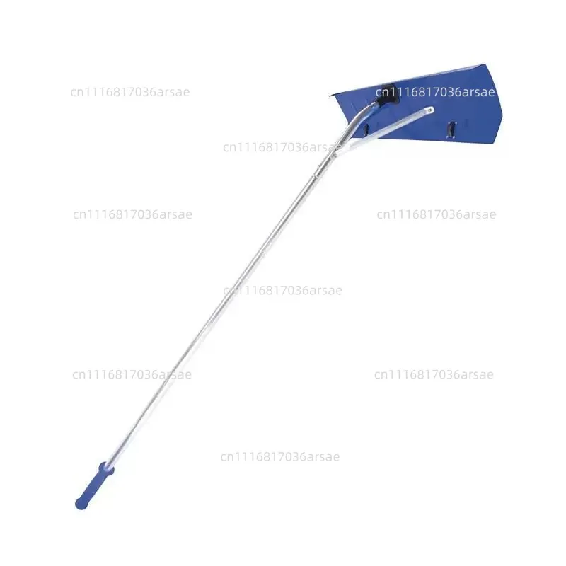 Roof Snow Scraping Aluminum Alloy Shovel Adjustable Snow Scraping Shovel With Wheels Portable Snow Removal