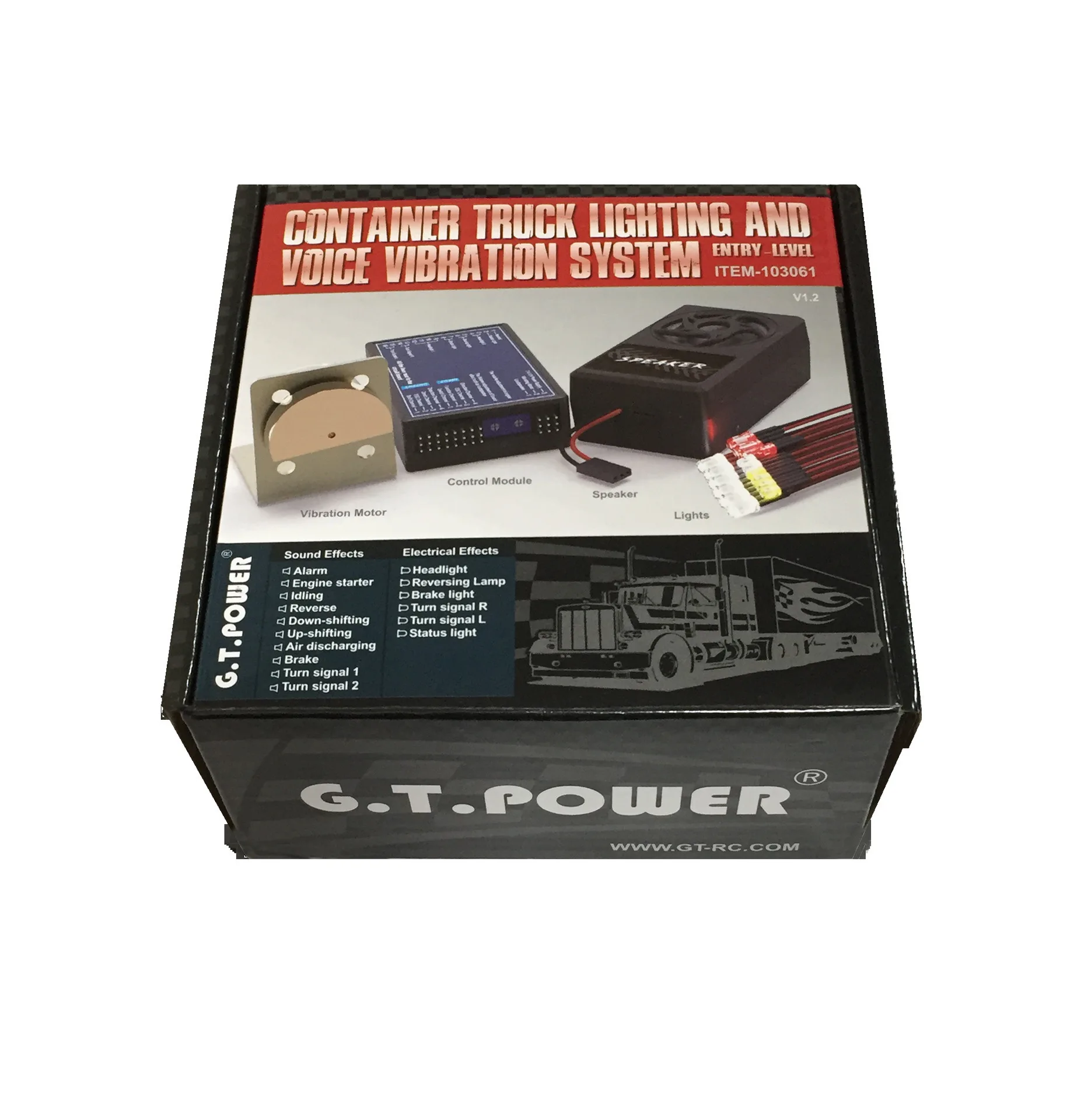 G.T. Power Guangtai, container truck sound and light vibration system - basic entry version