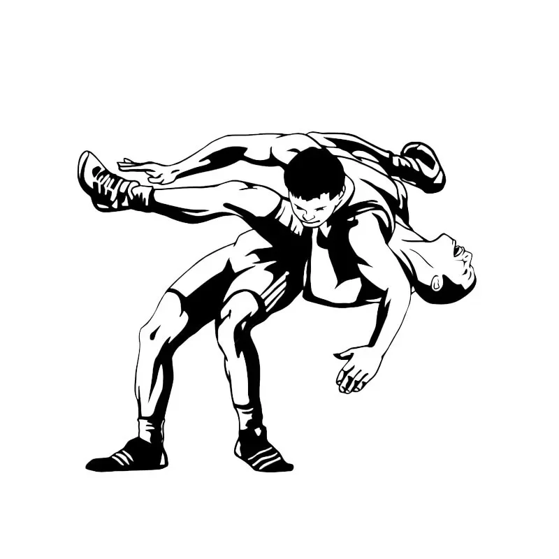 

Car Sticker Personality Mysterious Wrestling Decoration Accessories Sticker Creativity Applies To Various Models, 16cm*13cm