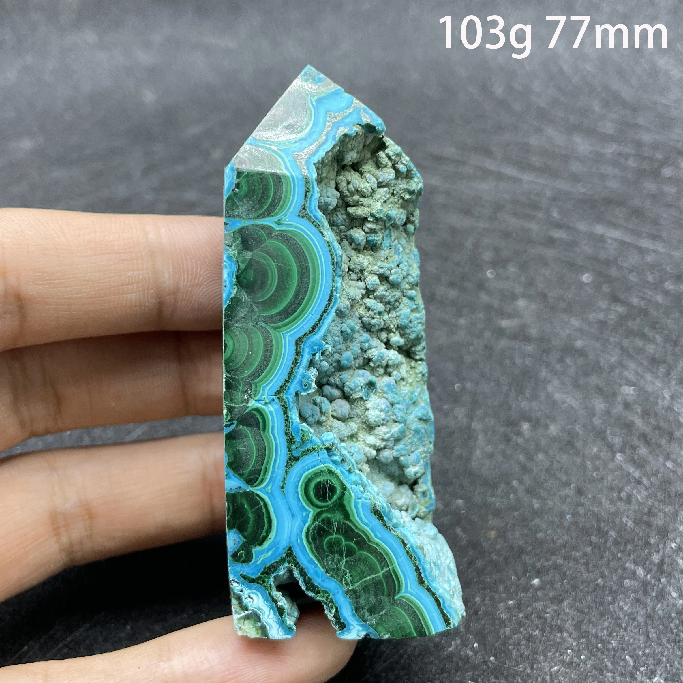 Natural Malachite Stone Chrysocolla Crystal Tower Home Decoration Rock Quartz Wand Point Polished Obelisk Healing Gift
