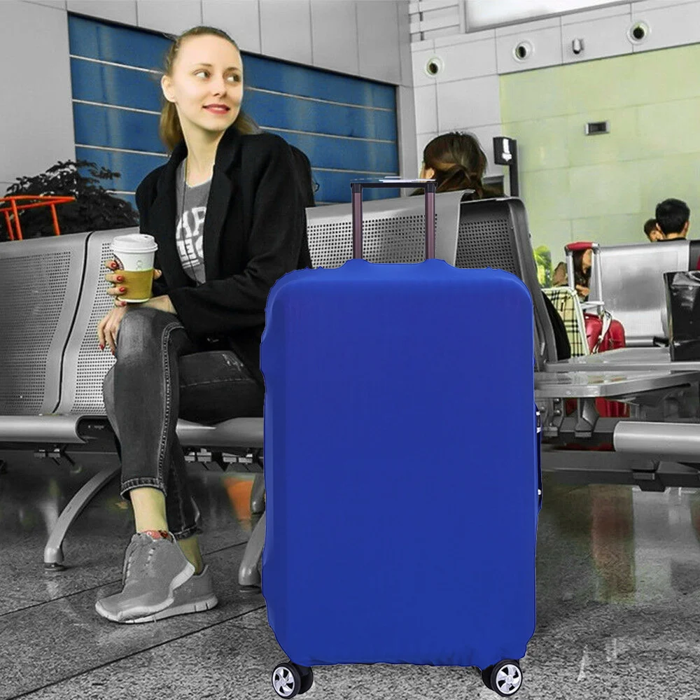 Luggage Case Scratch Resistant Thicken Suitcase Protective Cover Apply To 18-28 Inch Bear Letter Print Travel Accessory Covers