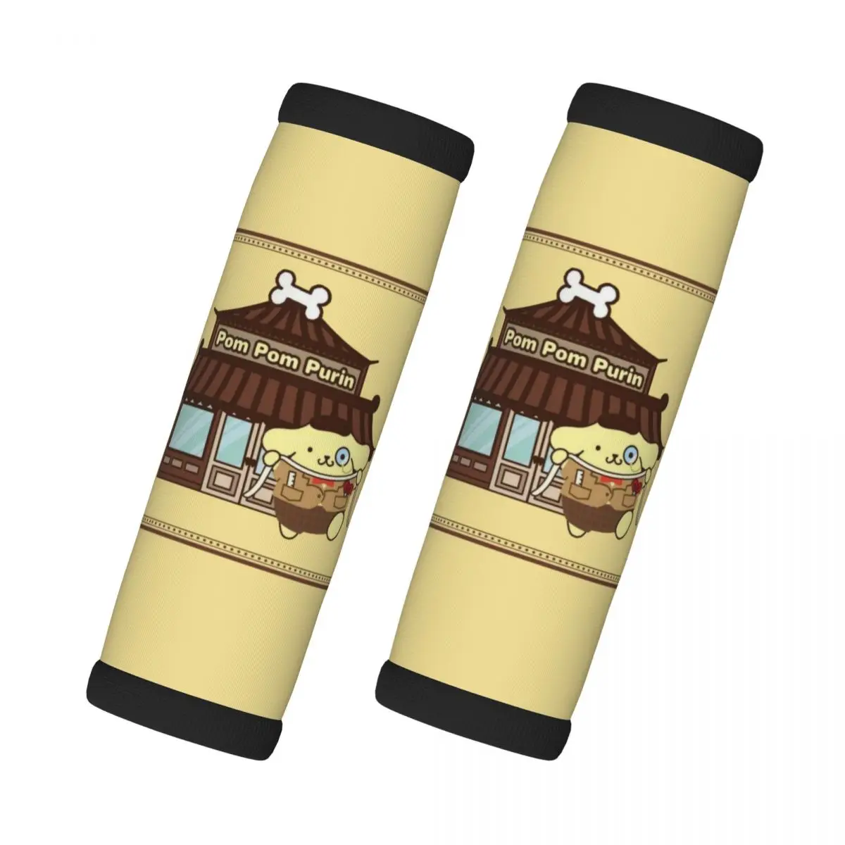 

Custom Pom Pom Purin Luggage Handles Wrap Grips 2 Pcs Neoprene Suitcases Luggage Travel Accessories For Backpack Shoulder Pad