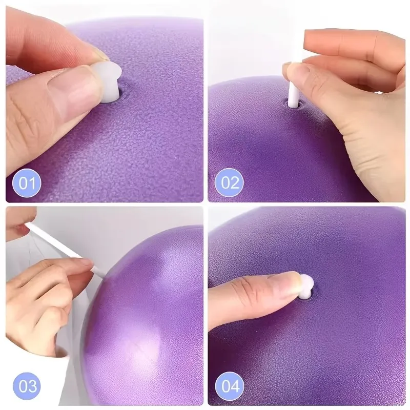 Yoga Pilates Explosionsgeschützter Ball Übungs-Gymnastik-Fitness-Balance-Gymnastikball für Indoor-Training Mini-Bälle Kleine Therapiebälle zur Verbesserung – Detail 4