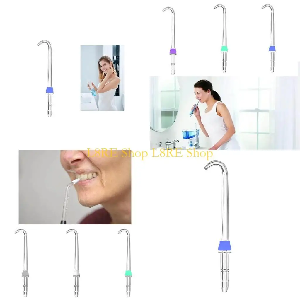 L8RE مياه الأسنان خيط بديل للاستبدال فوهات الفوهات منظف الأسنان غسل الري طائرة نصيحة عالية الضغط رؤوس الرؤوس