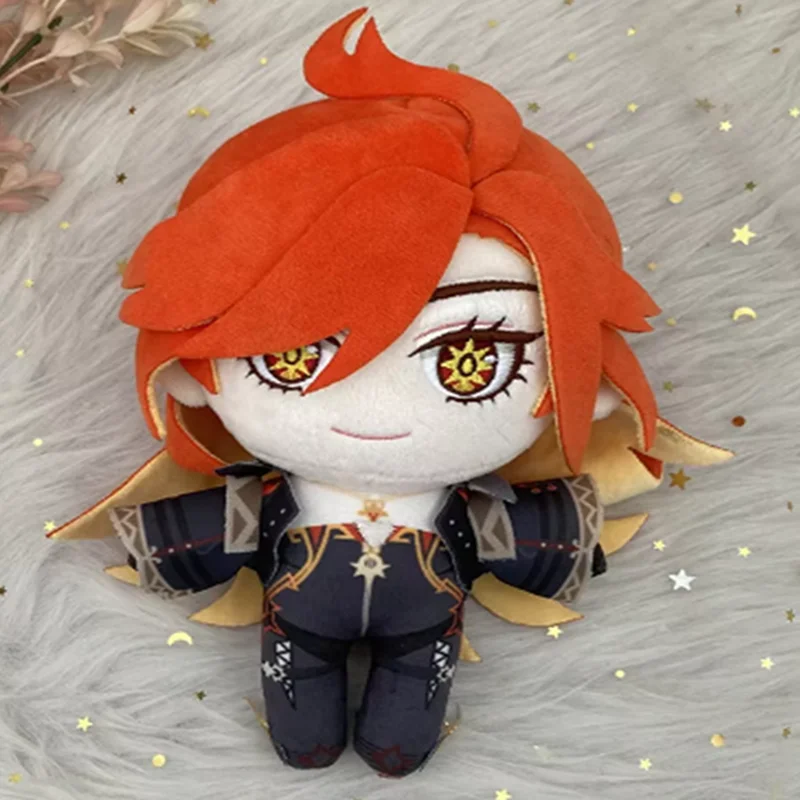 The New Anime Game Genshin Impact Mavuika Plush Doll Toy Game Cute Soft Stuffed Pillow Adult Children Christmas Gifts 20cm