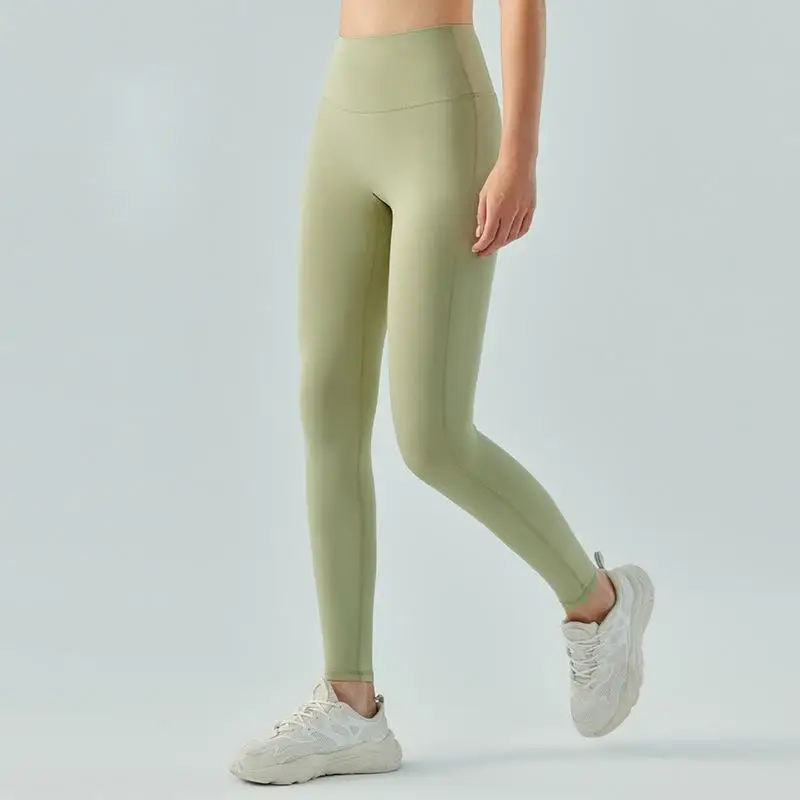 Women's  Fall Winter Thermal Fleece Lined Yoga Pants High Waisted Tummy Control Seamless Booty Scrunch Leggings