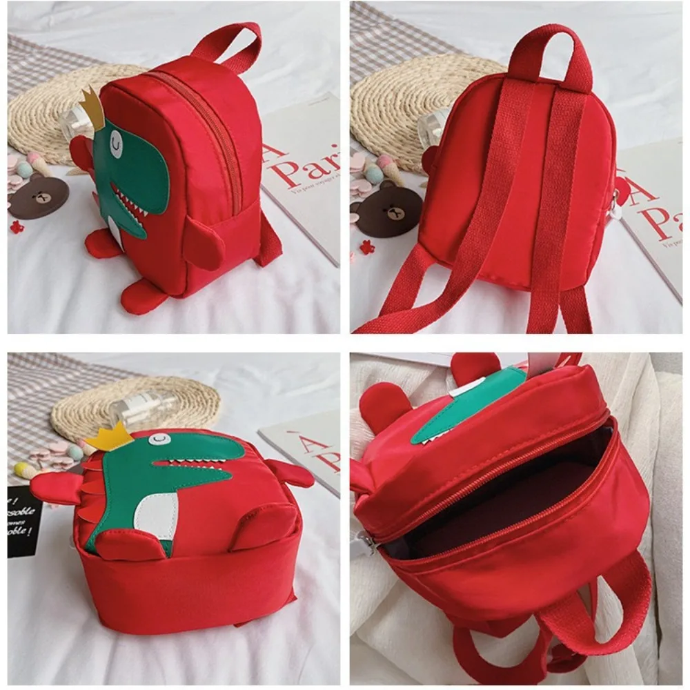 Mochila de viaje de dinosaurio para niños, bolso de hombro ligero, mochila bonita resistente al desgaste para bebés y niñas