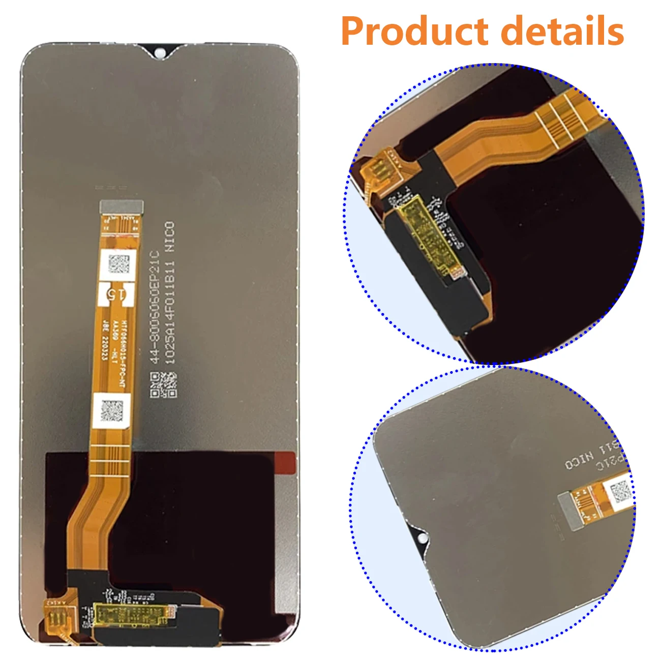 Pantalla For Oppo A18 CPH2591 LCD Display Full With Frame Touch Screen Digiziter Assembly Replacement Repair Parts