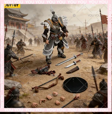 

JOYTOY 1/18 Action Figures 10.8cm Anime Dark Source JiangHu Northern Hanland Empire White Feather Snowfield Archery Cavalry