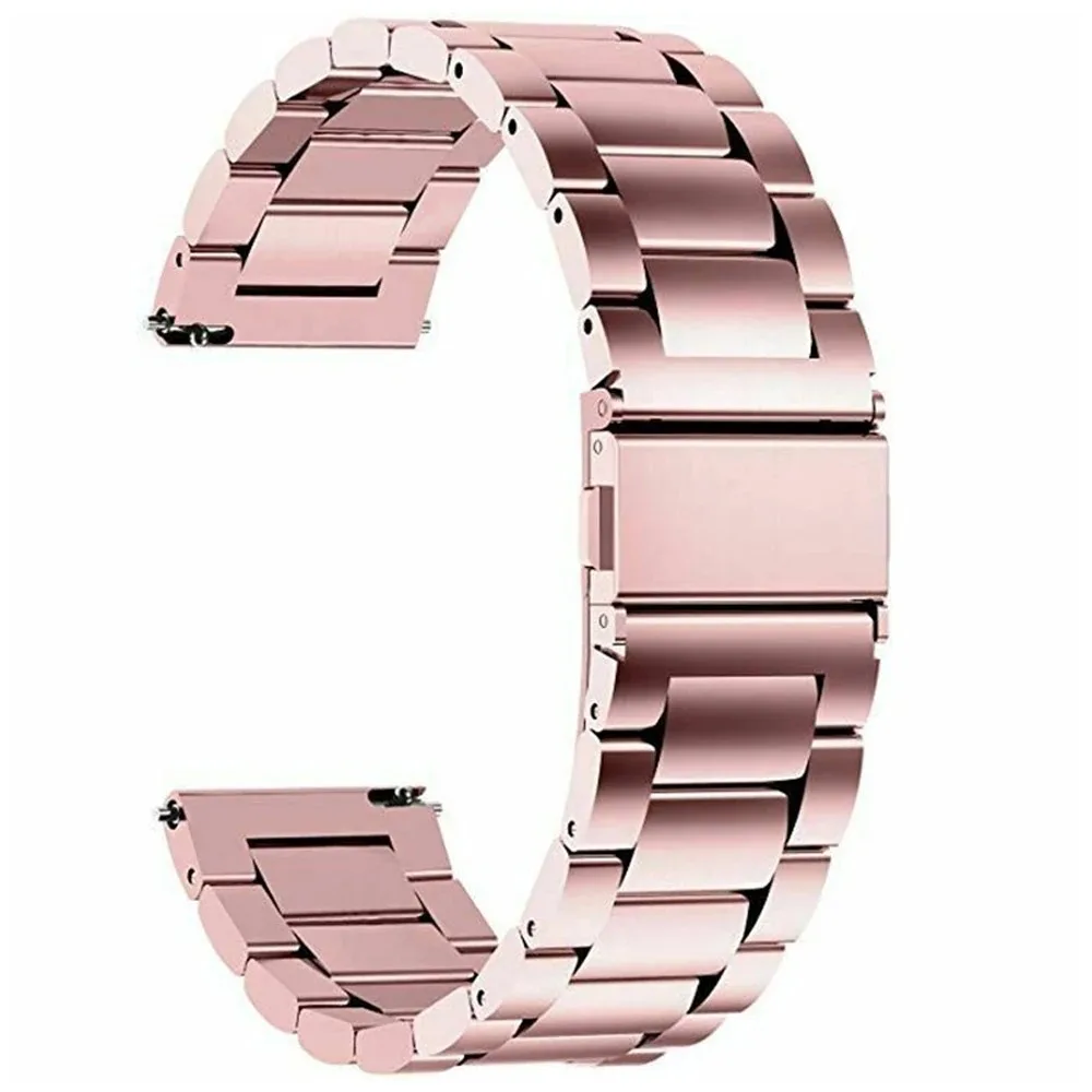 18mm 20mm 22mm Uhren armband Edelstahl armband, Schnell verschluss, Ersatz kompatibel mit Smartwatch, traditionelle Uhr – Detail 4