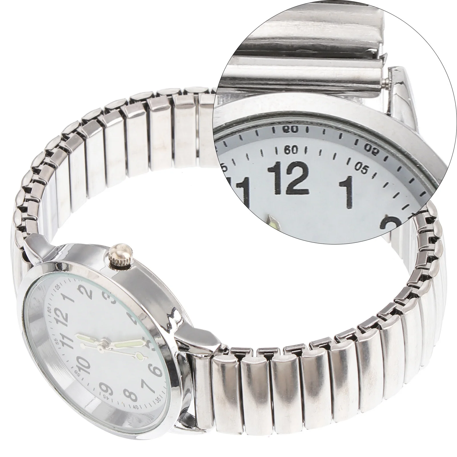 1 قطعة ساعة كوارتز مضيئة ساعة اليد عدد كبير الطلب أنيق كلاسيكي كاجوال المشي لمسافات طويلة في الهواء الطلق موضة اختيار هدية دائم #6