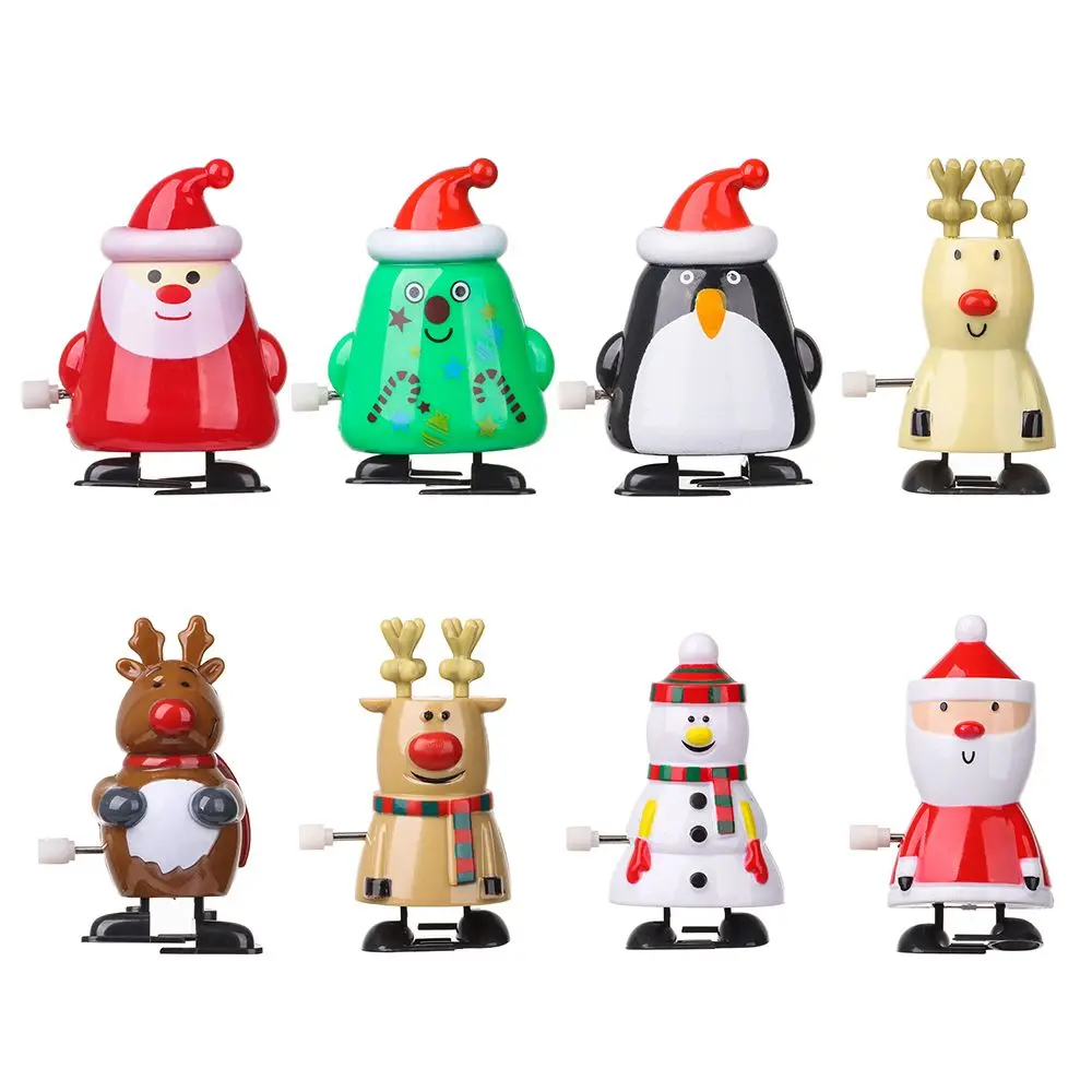クリスマスのギフト詰め合わせ、パーティーの記念品、ゼンマイ仕掛けのおもちゃ、ジャンプと歩くおもちゃ、グッズバッグの詰め物、クリスマスの靴下の詰め物