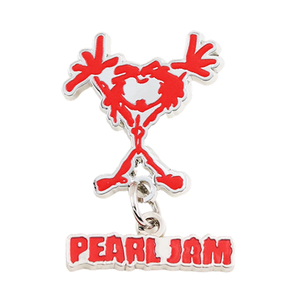 American Grunge Rock Band Enamel Pin Alive Stickman Brooch Singer Music Fans Gift Badge Resilience Survival Inspired Accessory