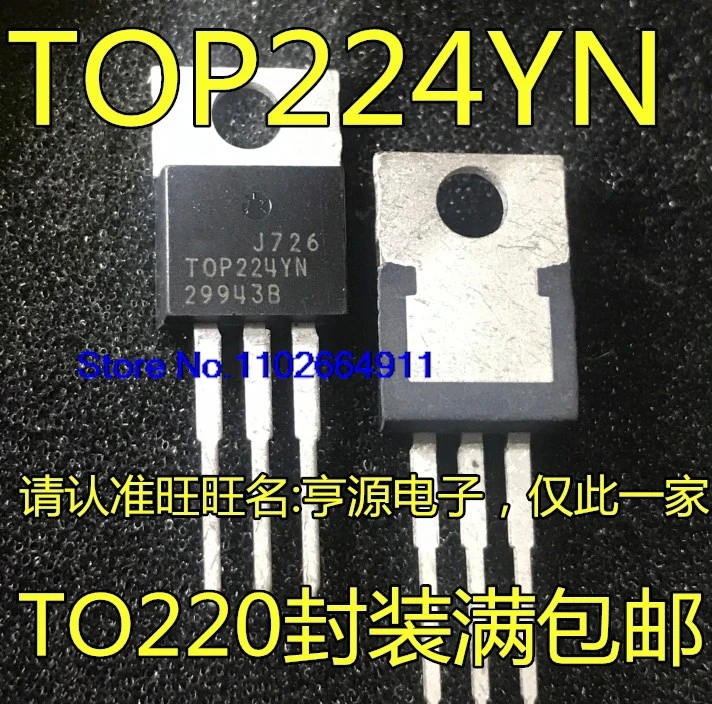(10 PÇS/LOTE) TOP224 TOP224Y TOP224YN T0220IC/