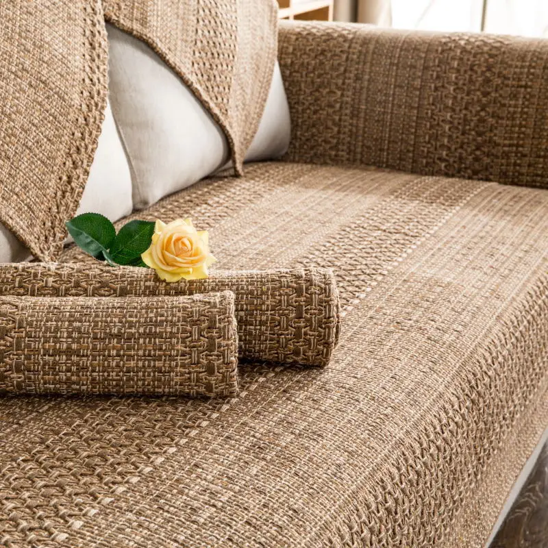 Sofa Slipcover Non Slip Couch Seat Pad Universal Furniture Protector Home Living Room Decor Couch Covers for Sofas